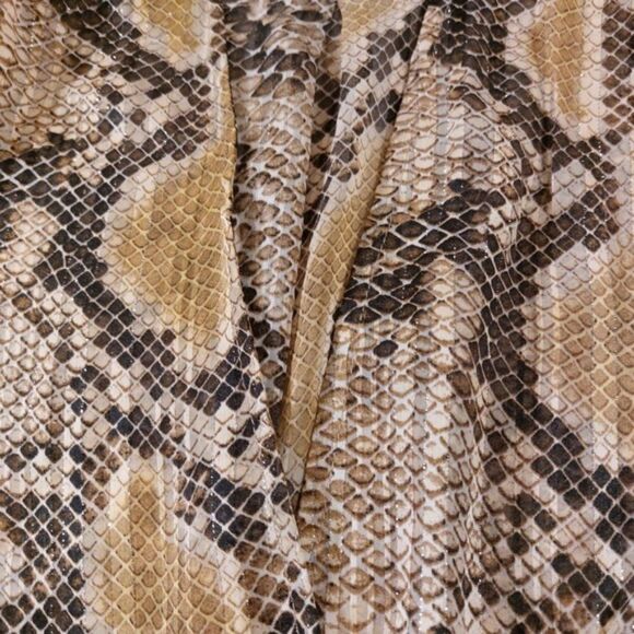 superdown Snake Print Bodysuit in Yellow and Brown - Picture 7 of 9